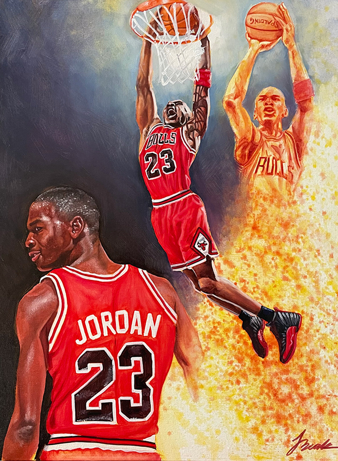 ‘Jordan 23’ Original Painting