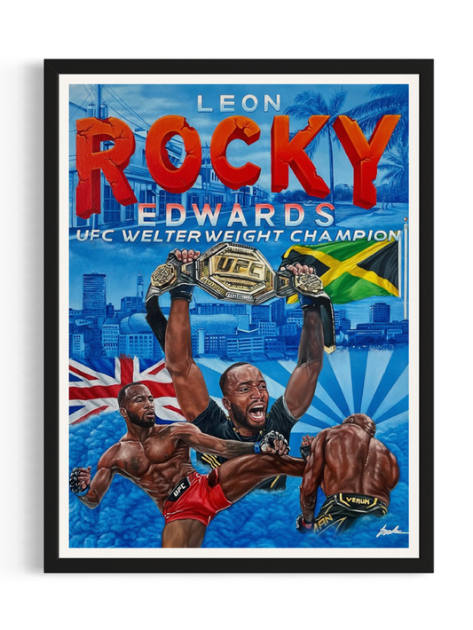 ‘Leon Rocky Edwards’ Print