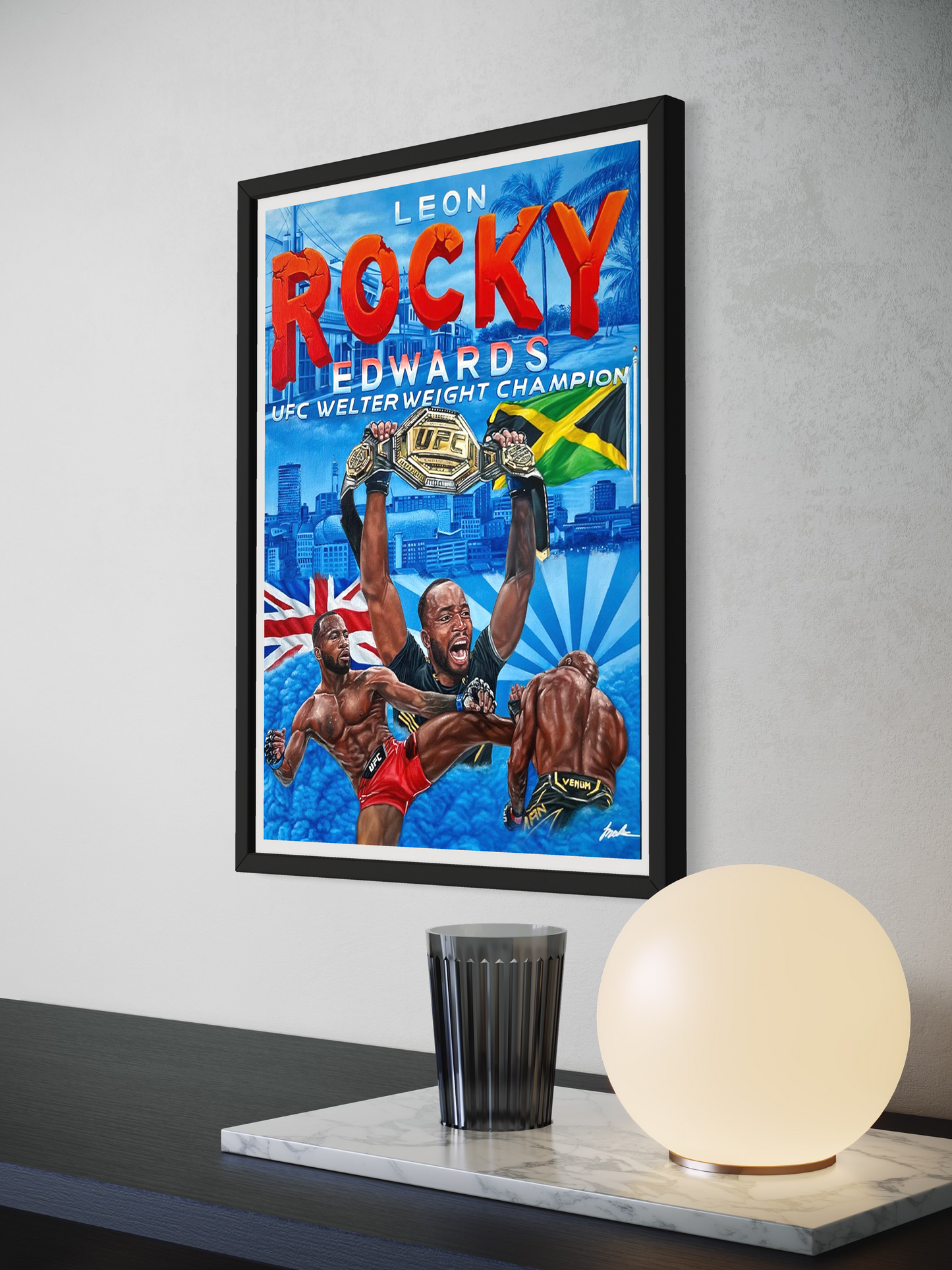 ‘Leon Rocky Edwards’ Print